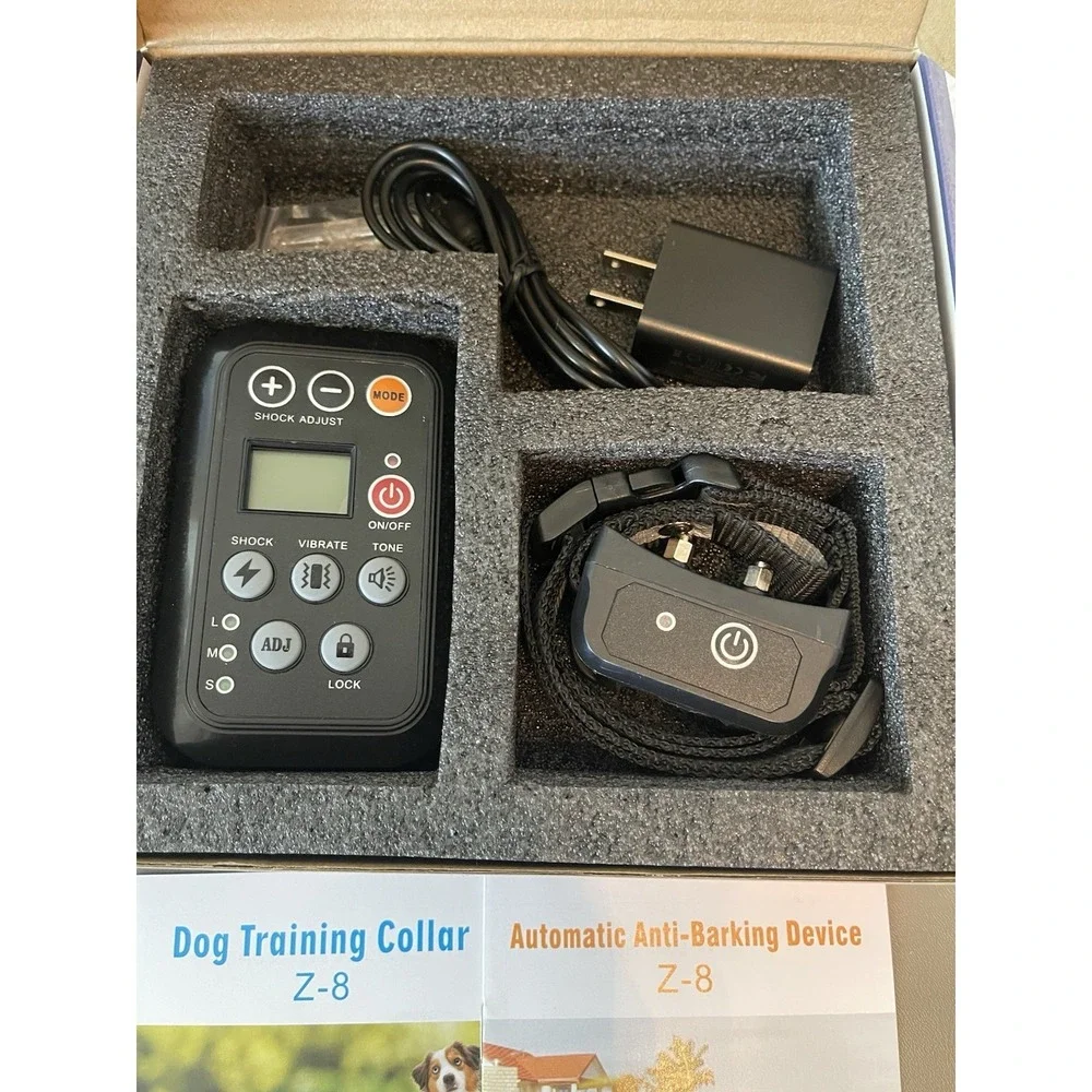 2 In 1 Dog Training Collar Automatic Anti Barking Device